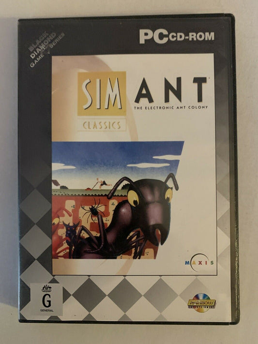 SimAnt - The Electronic Ant Colony PC CDROM MS-DOS Simulation Game