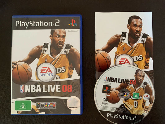 NBA Live 08 - Sony PS2 PAL With Manual