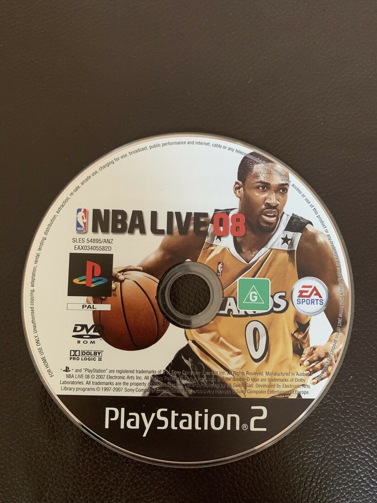 NBA Live 08 - Sony PS2 PAL With Manual