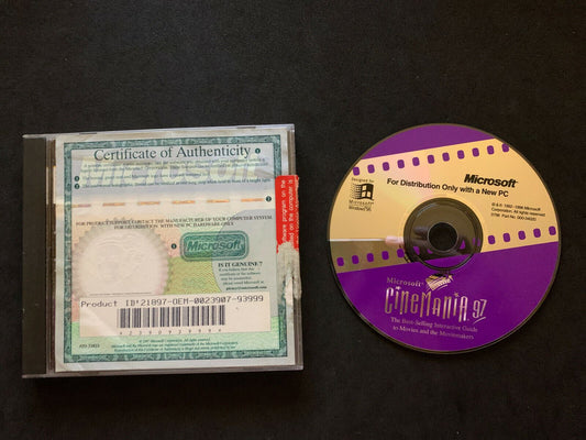 Microsoft Cinemania 97 (Vintage) - PC CDROM