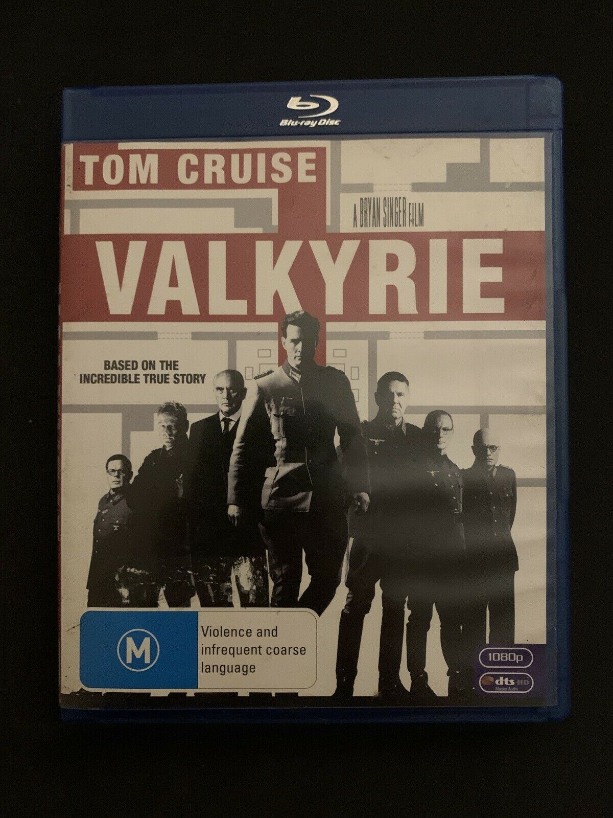 Valkyrie (Blu-ray, 2008) Tom Cruise, Bill Nighy. Region B