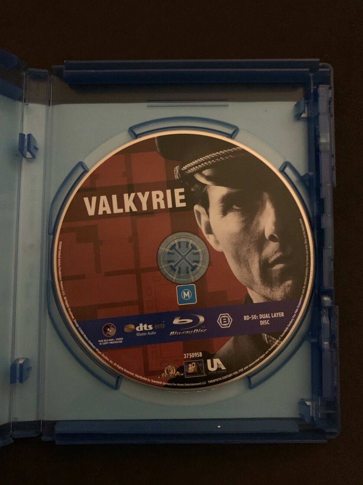 Valkyrie (Blu-ray, 2008) Tom Cruise, Bill Nighy. Region B