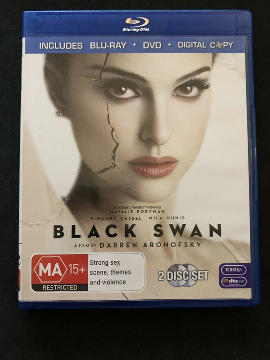 Black Swan (Blu-ray, 2010, 2-Disc Set) Natalie Portman, Mila Kunis - Region B