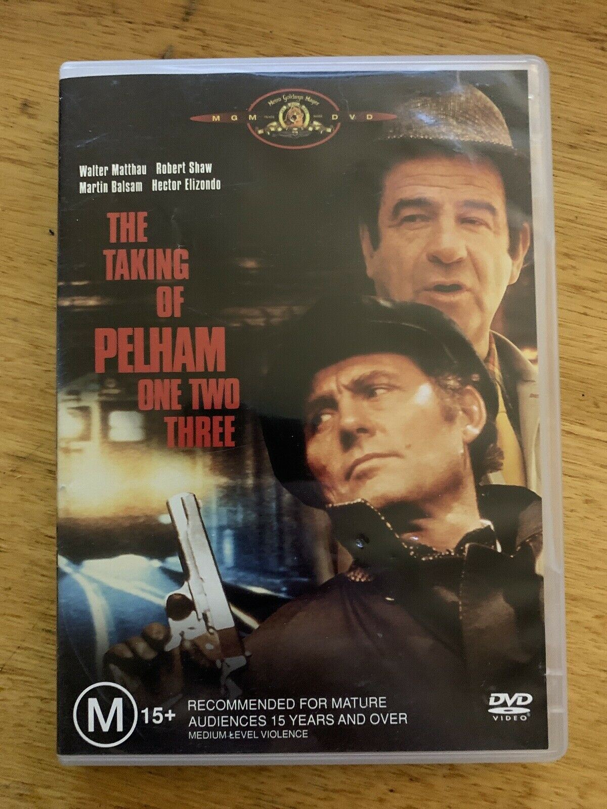 The Taking Of Pelham One Two Three (DVD, 1974) Walter Matthau - Region