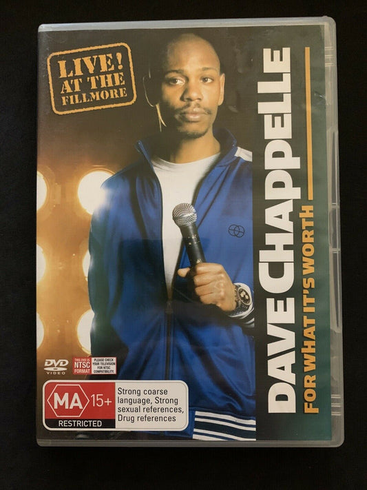 Dave Chappelle - For What It's Worth (DVD, 2004) Region 4
