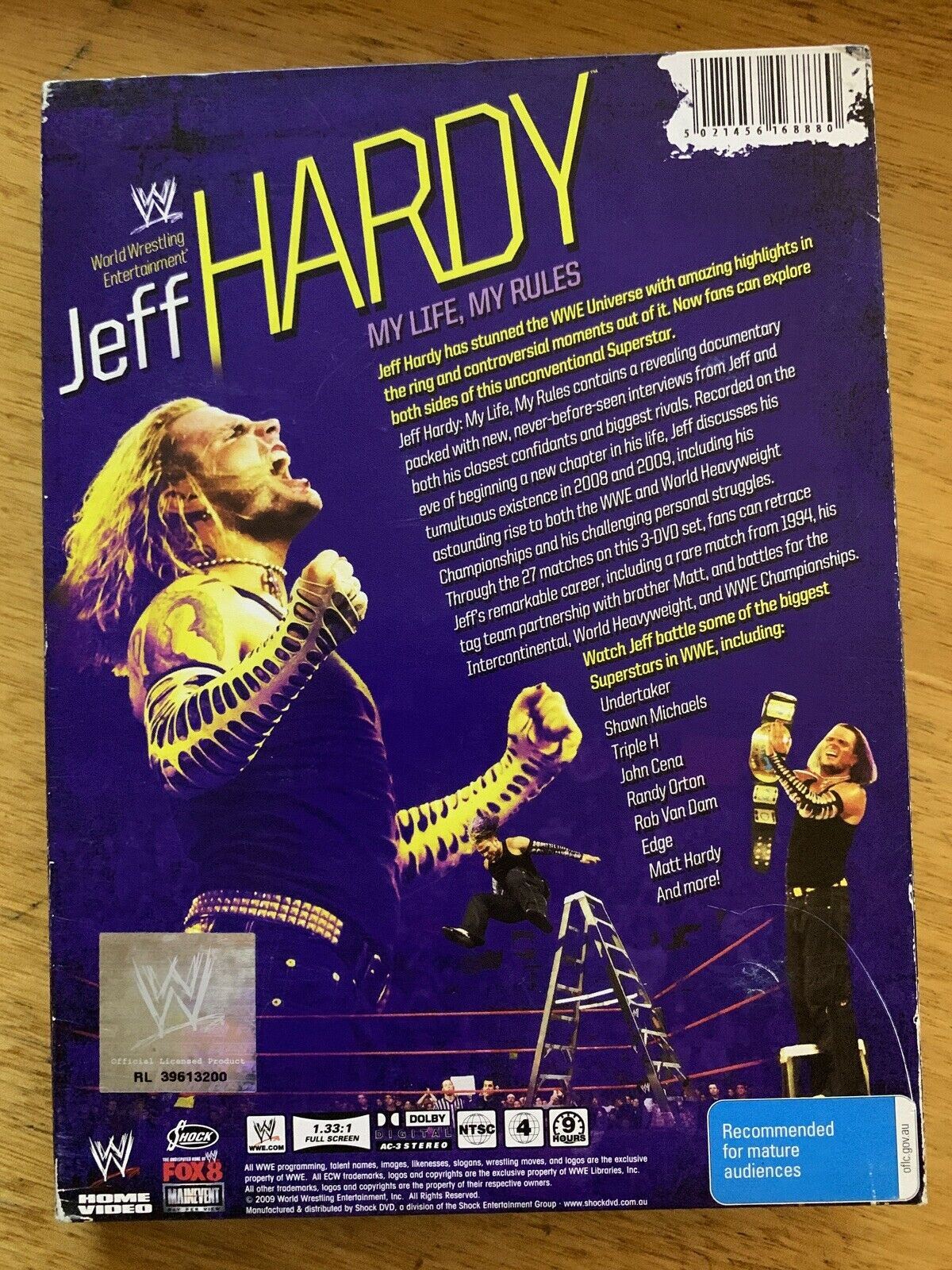 Jeff Hardy My Life My Rules Streaming WWE Jeff Hardy - My Life My Rules (DVD, 2009) Region 4 – Retro Unit