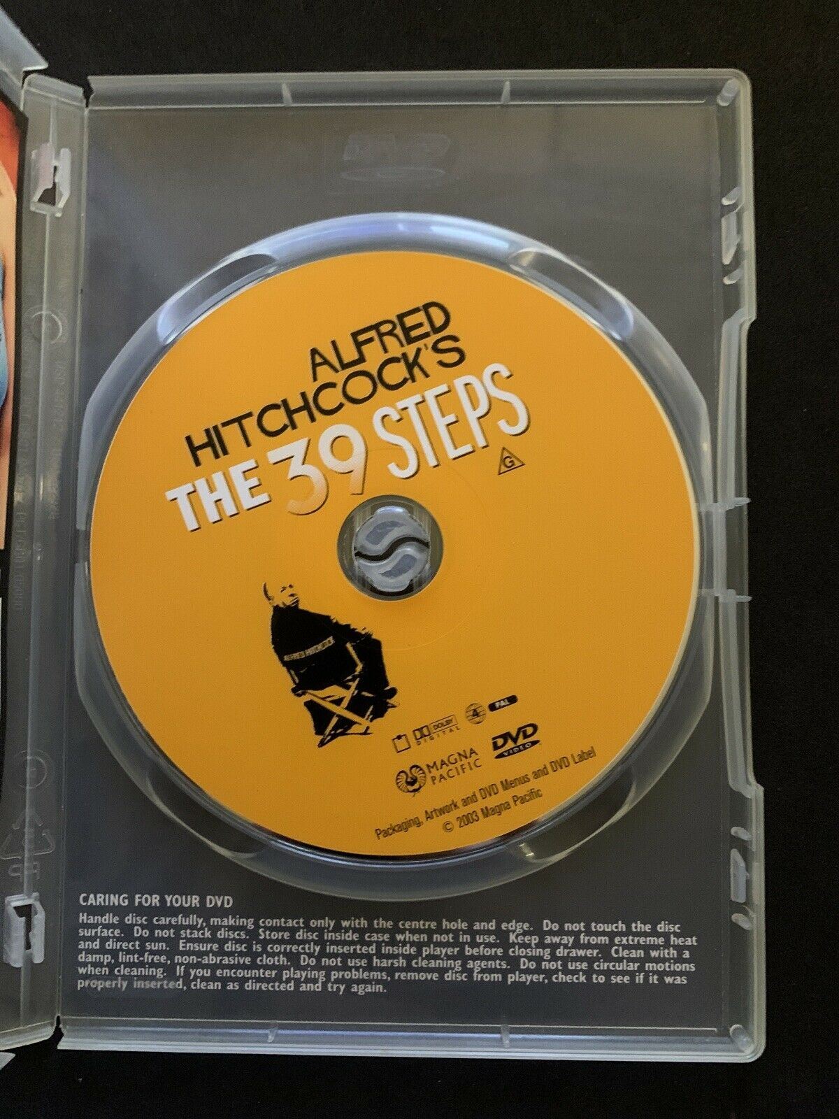 The 39 Steps (DVD, 1935) Alfred Hitchcock Film - Robert Donat - Region 4