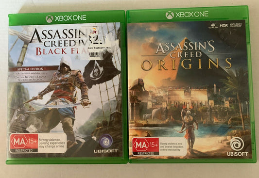 Assassin's Creed IV Black Flag & Assassin's Creed Origins - Xbox One PAL
