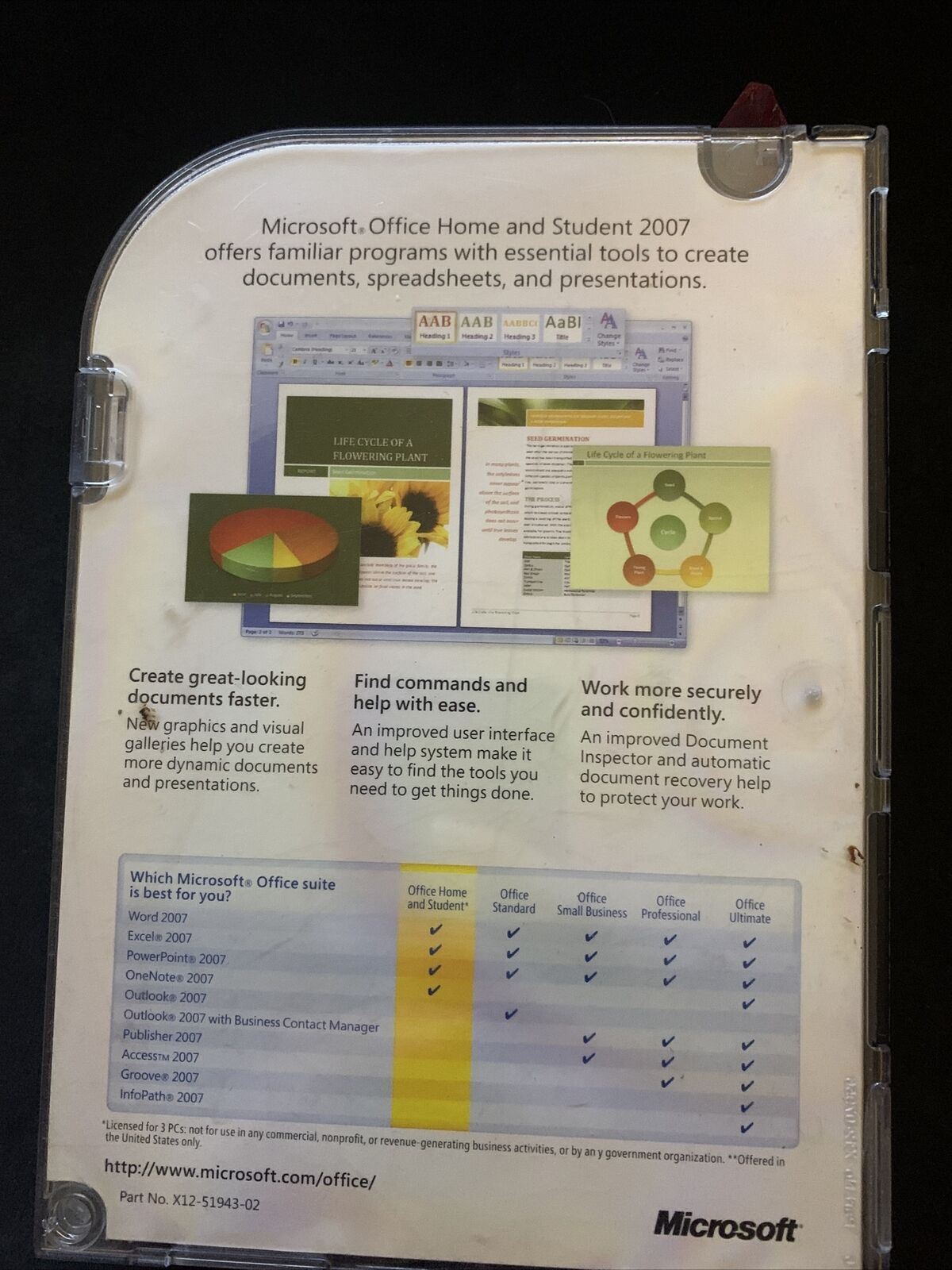 Microsoft Office Home and Student 2007