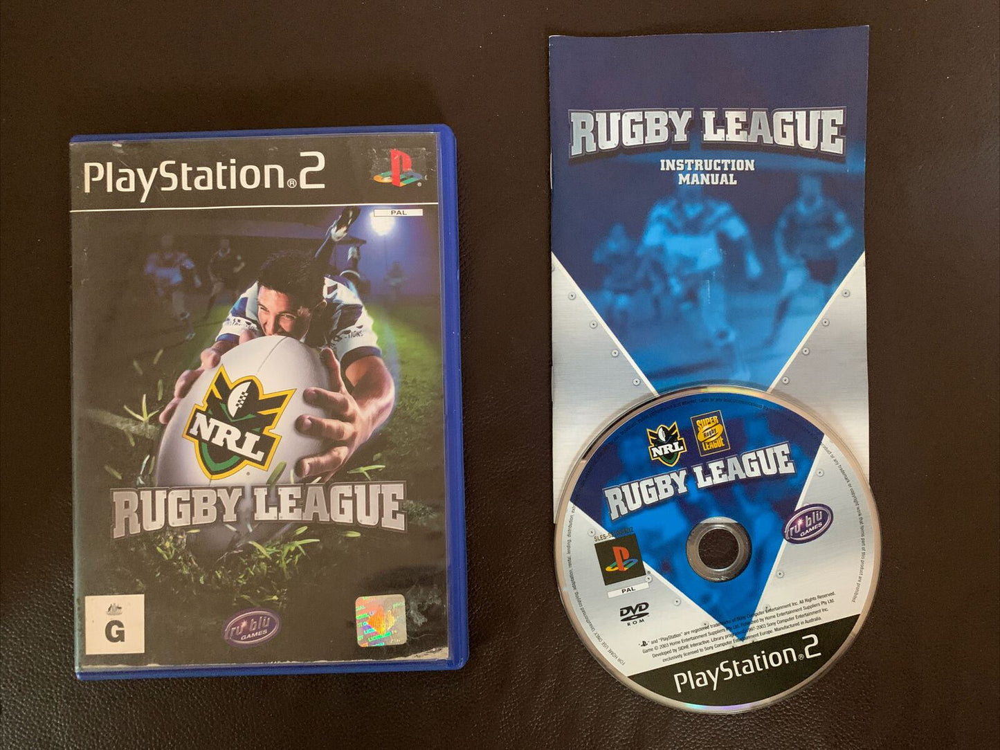 NRL - Rugby League PS2 PLAYSTATION 2 with Manual PAL