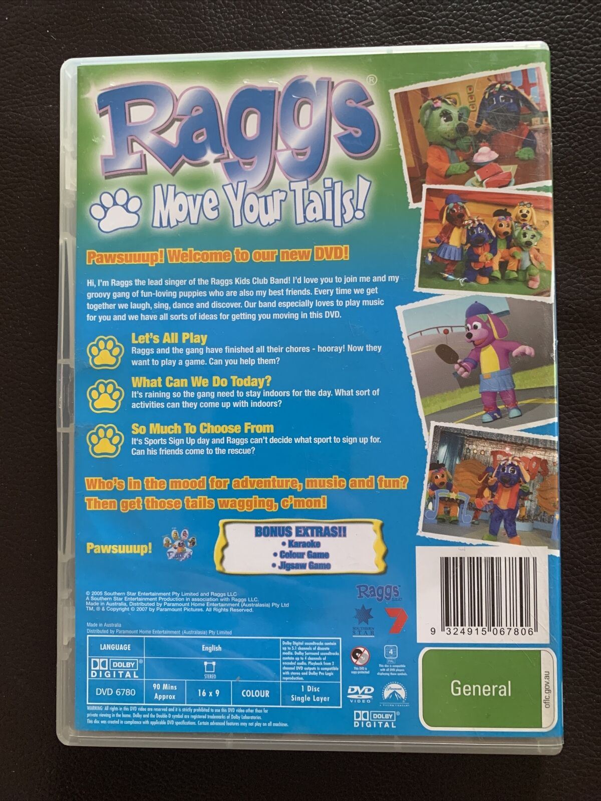 Raggs - Move Your Tails (DVD, 2006) Region 4