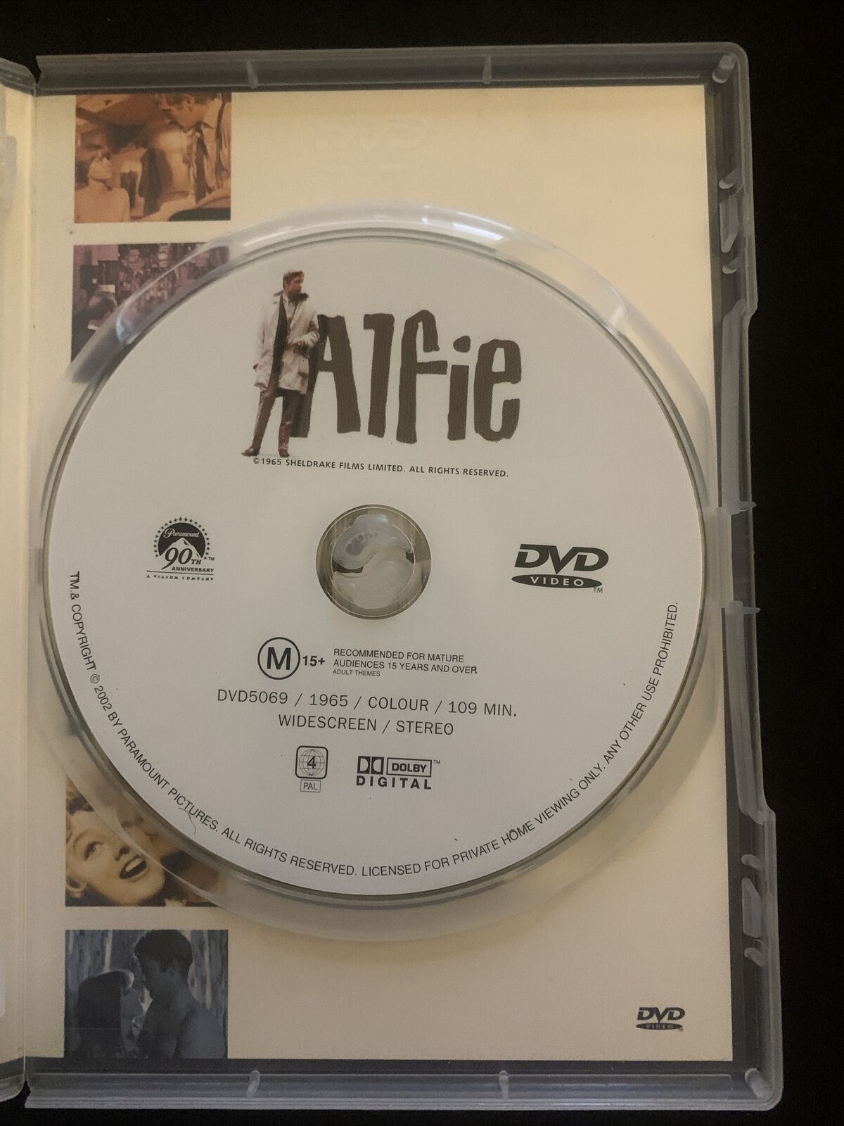 Alfie (DVD, 1965) Michael Caine. Region 4