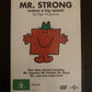 4x Mr Men: Mr Bump / Mr Noisy / Mr Clever / Mr Strong. DVD Region 4