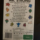 4x Mr Men: Mr Bump / Mr Noisy / Mr Clever / Mr Strong. DVD Region 4