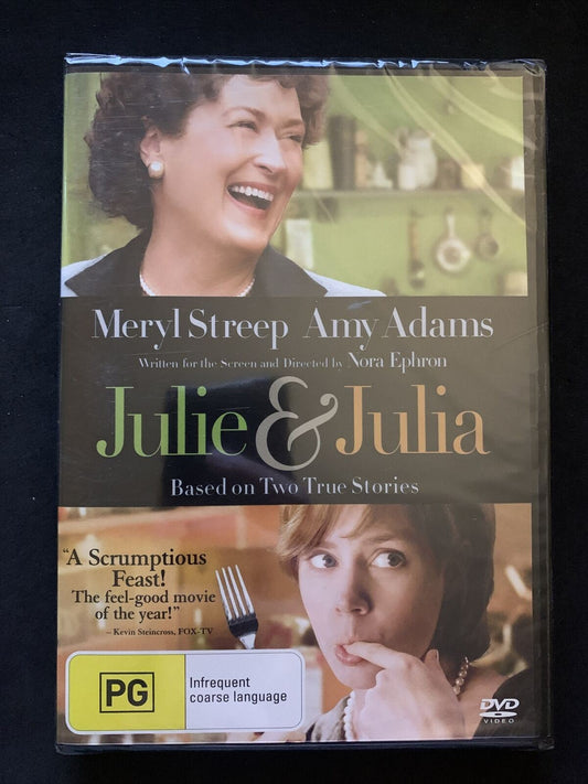 *New Sealed* Julie & Julia (DVD, 2009)  Amy Adams, Meryl Streep. Region 4