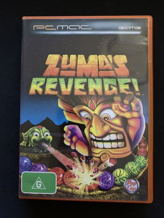 Zuma's Revenge (2009) | Windows PC & Mac CD Game | Australian Seller | Free Post