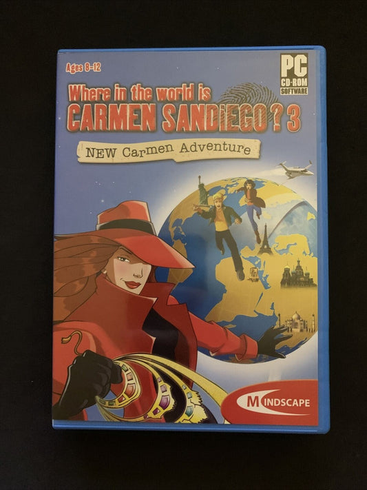 Where in The World is Carmen Sandiego? 3 - PC CDROM Game