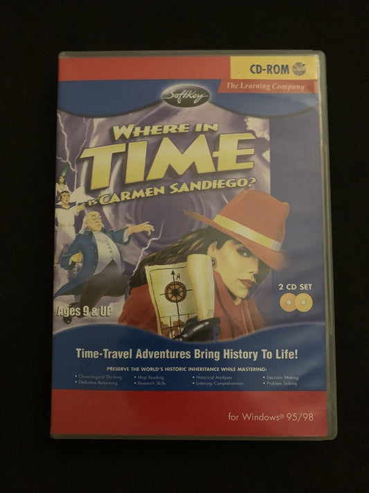 Where in Time is Carmen Sandiego? PC CDROM Game