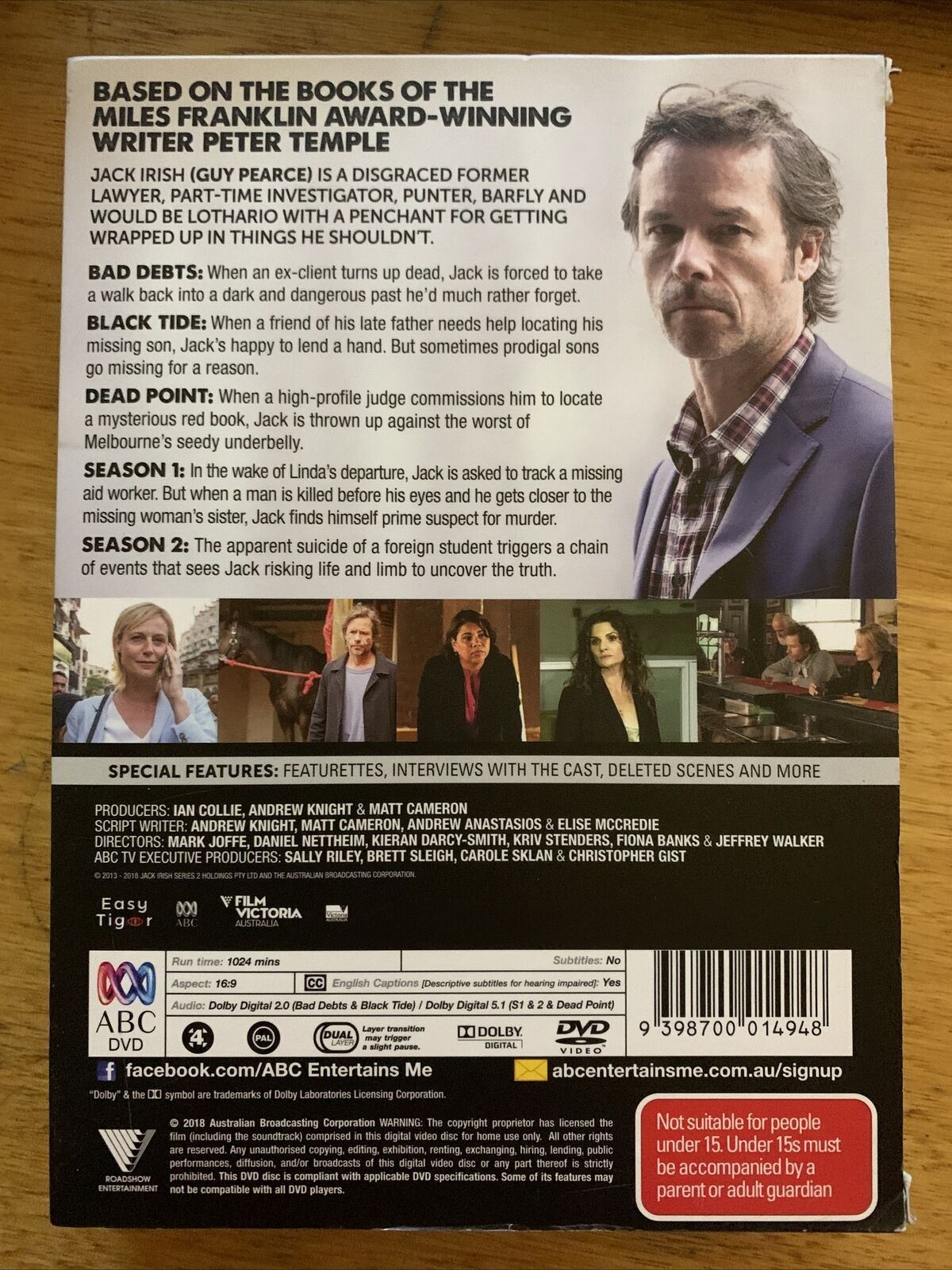 Jack Irish: The Collection - TV Series : Complete Season 1-2 (DVD, 2018, 7-Disc)