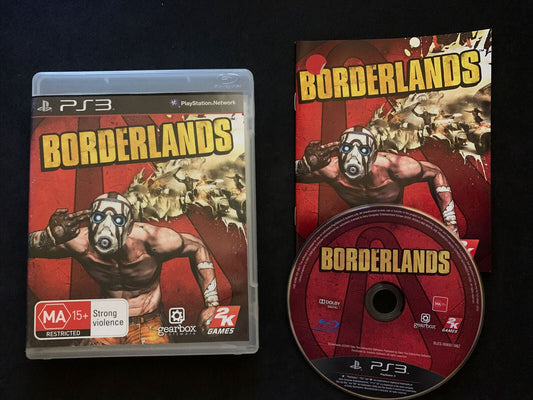 Borderlands - Playstation 3 Game PAL with Manual