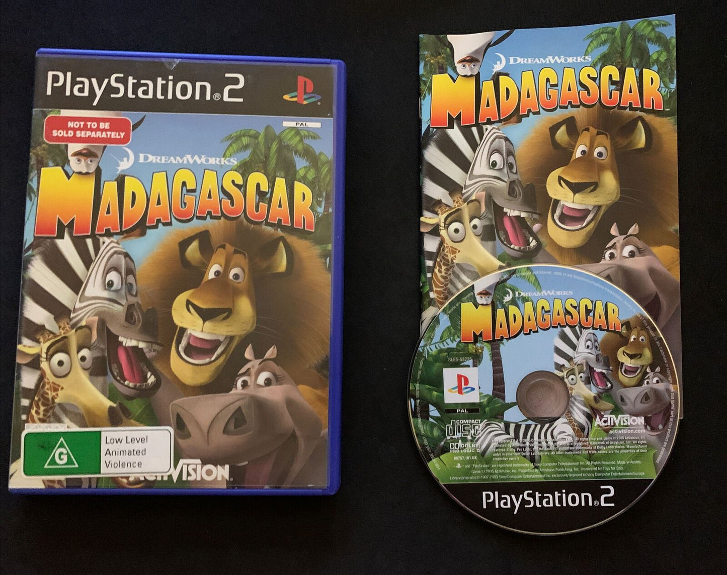 Madagascar - PS2 Game PAL with Manual