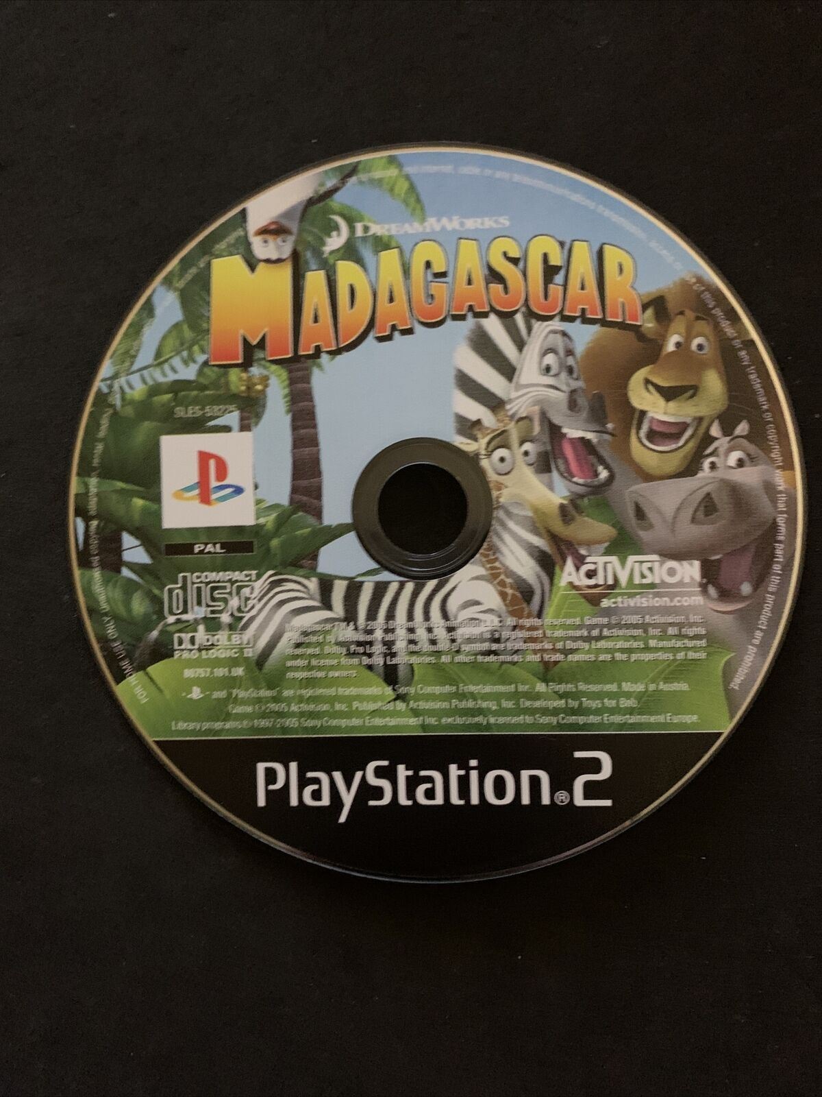 Madagascar - PS2 Game PAL with Manual