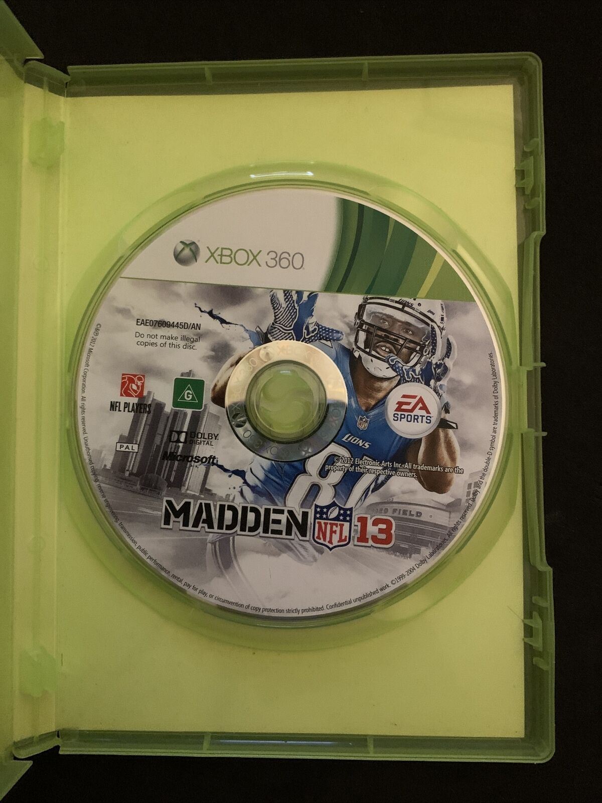 Madden NFL 13 - Microsoft Xbox 360 PAL Game