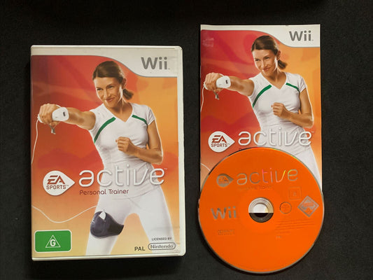 EA Sports Active: Personal Trainer - Nintendo Wii PAL Game with Manual