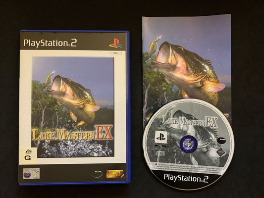 Lake Masters Ex - Playstation 2 PS2 PAL Game with Manual