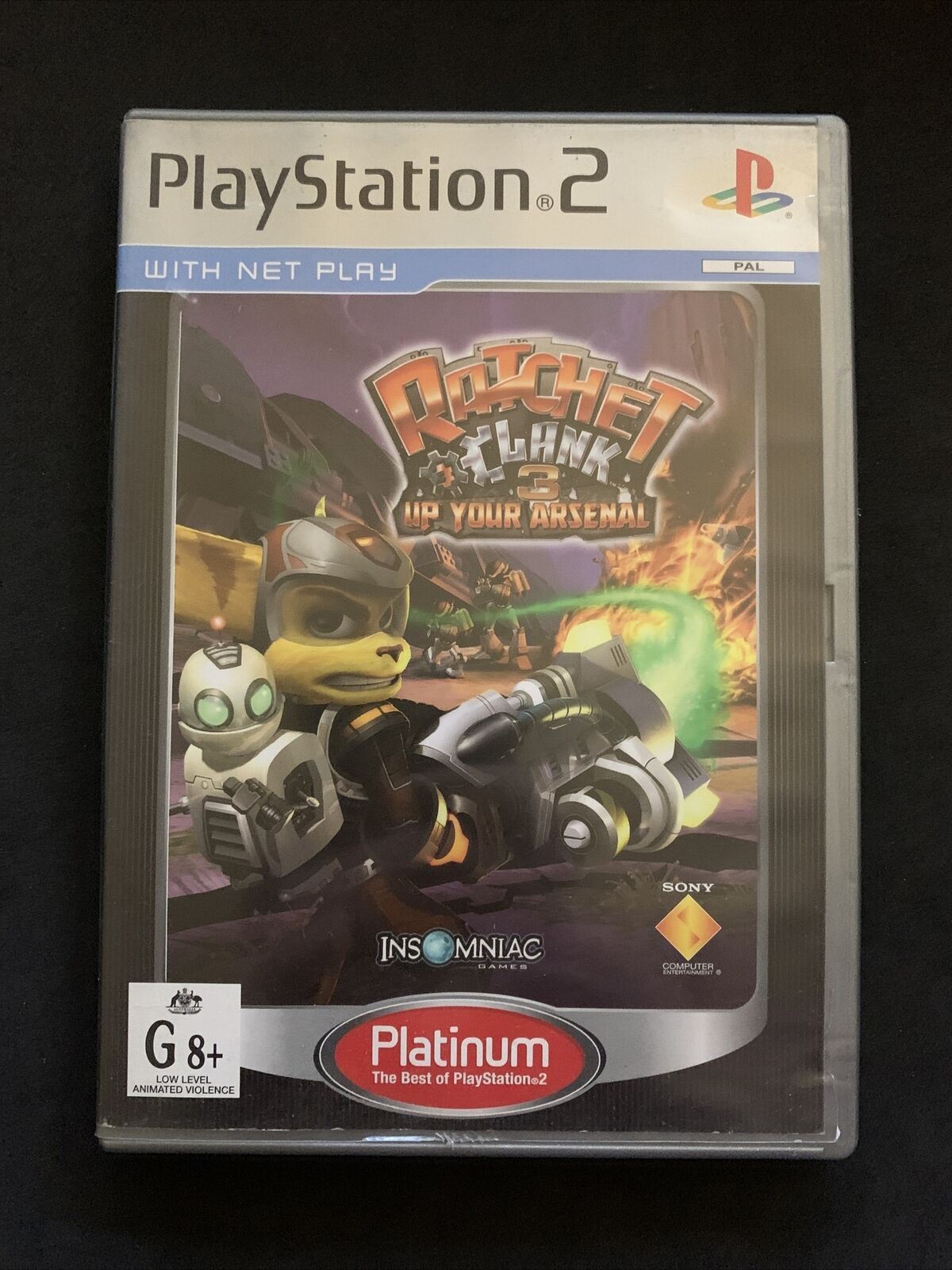 Ratchet & Clank 3: Up Your Arsenal - Platinum (Sony PlayStation 2, PAL) + Manual