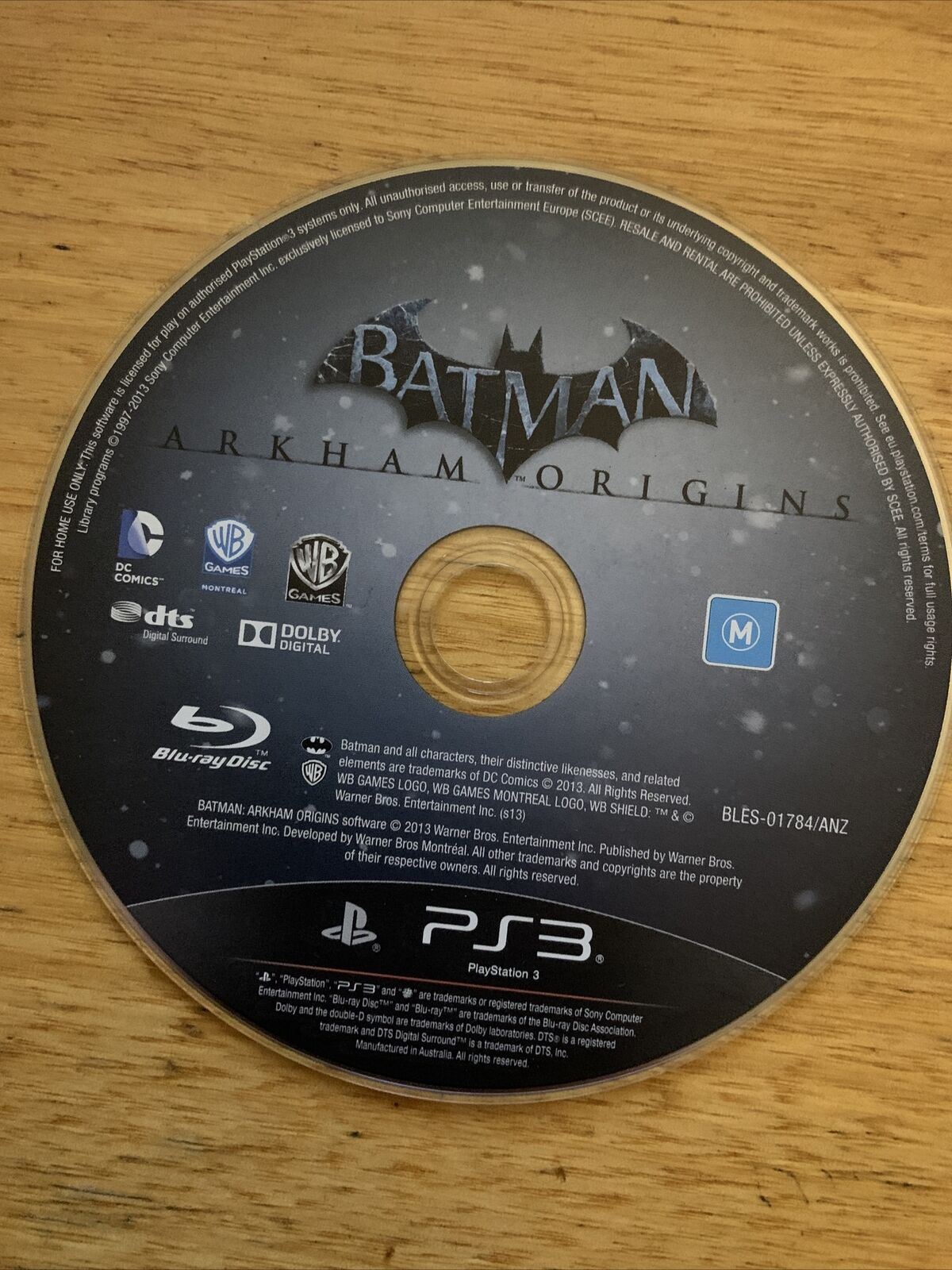 Batman Arkham Origins - PS3 Playstation 3 with Manual