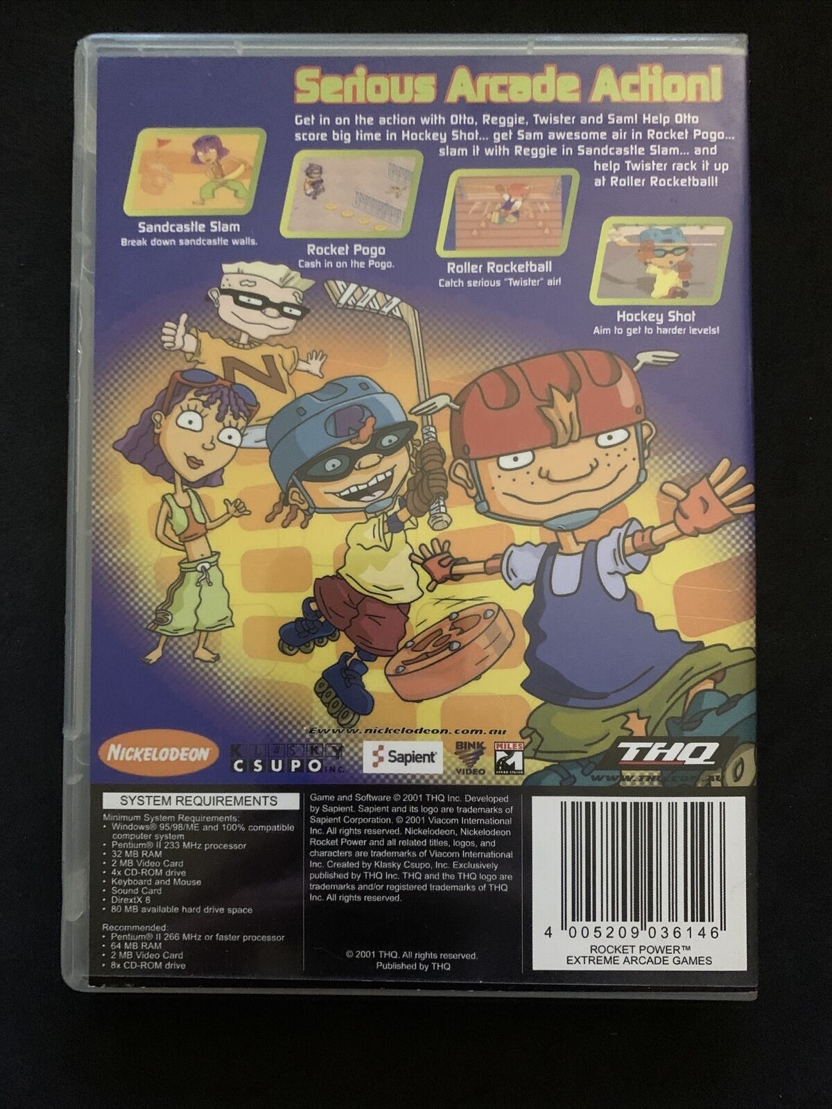 Rocket Power - Extreme Arcade Games - PC CDROM Windows Game