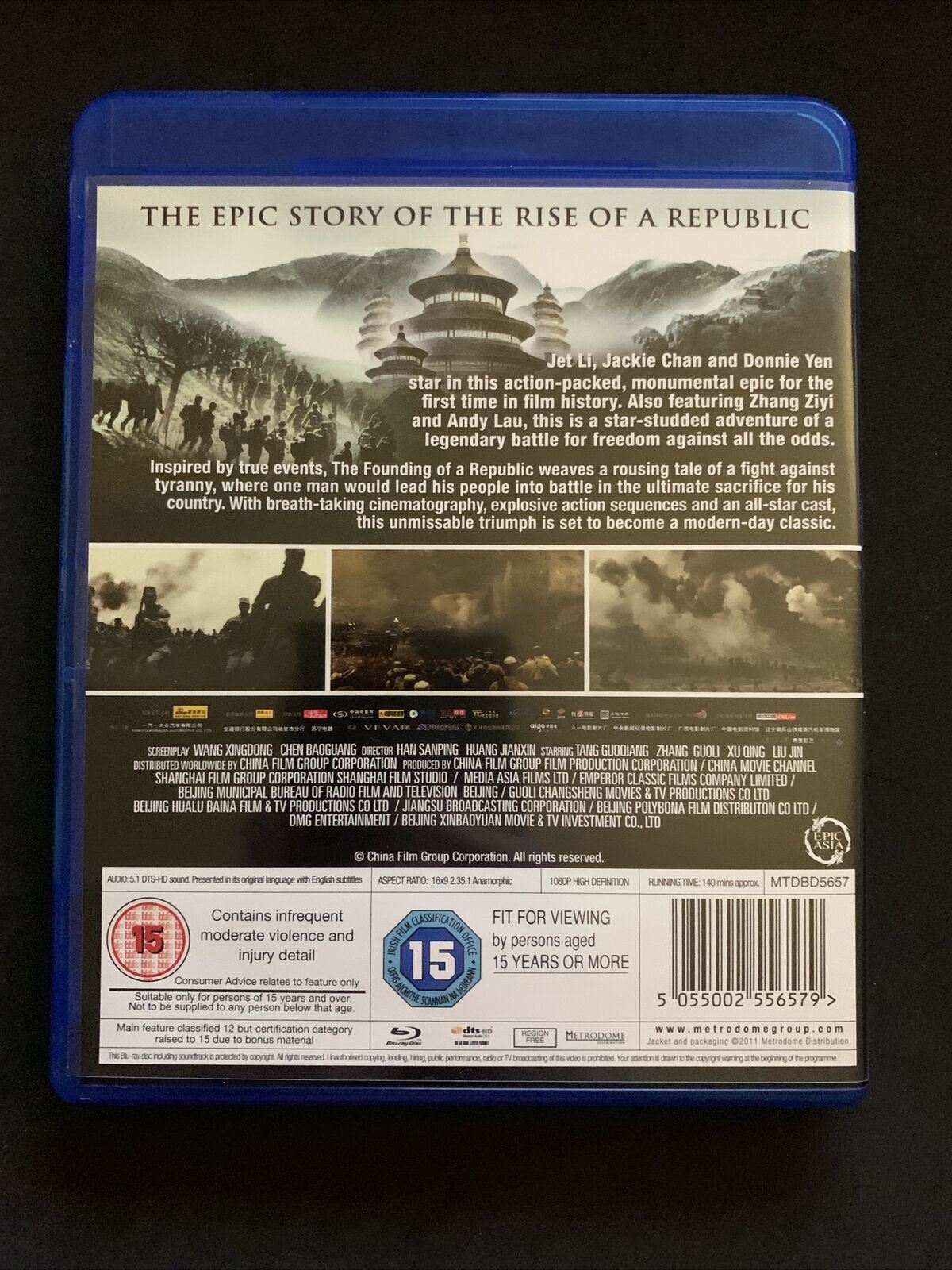 Founding Of The Republic (Blu-Ray, 2009) Jackie Chan, Jet Li, Donnie Yen