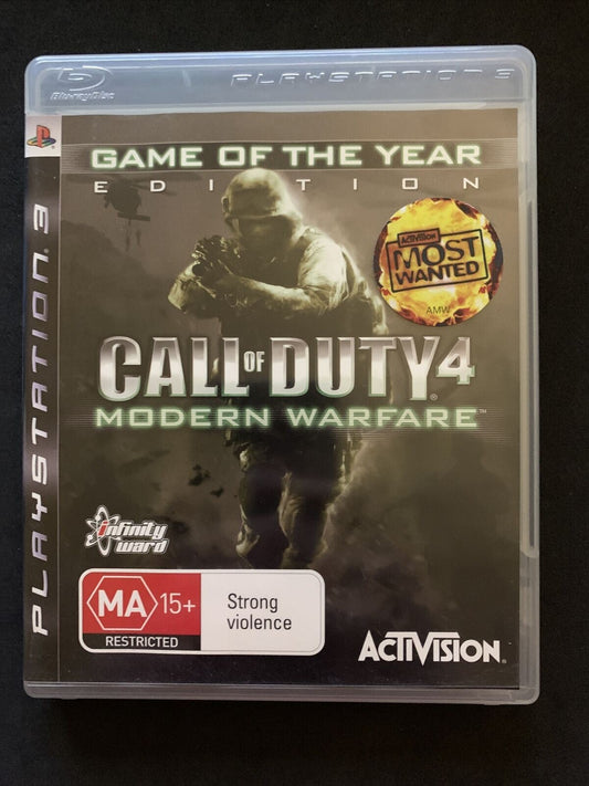 Call of Duty Modern Warfare 4 Game of the Year Edition - Playstation 3 Game