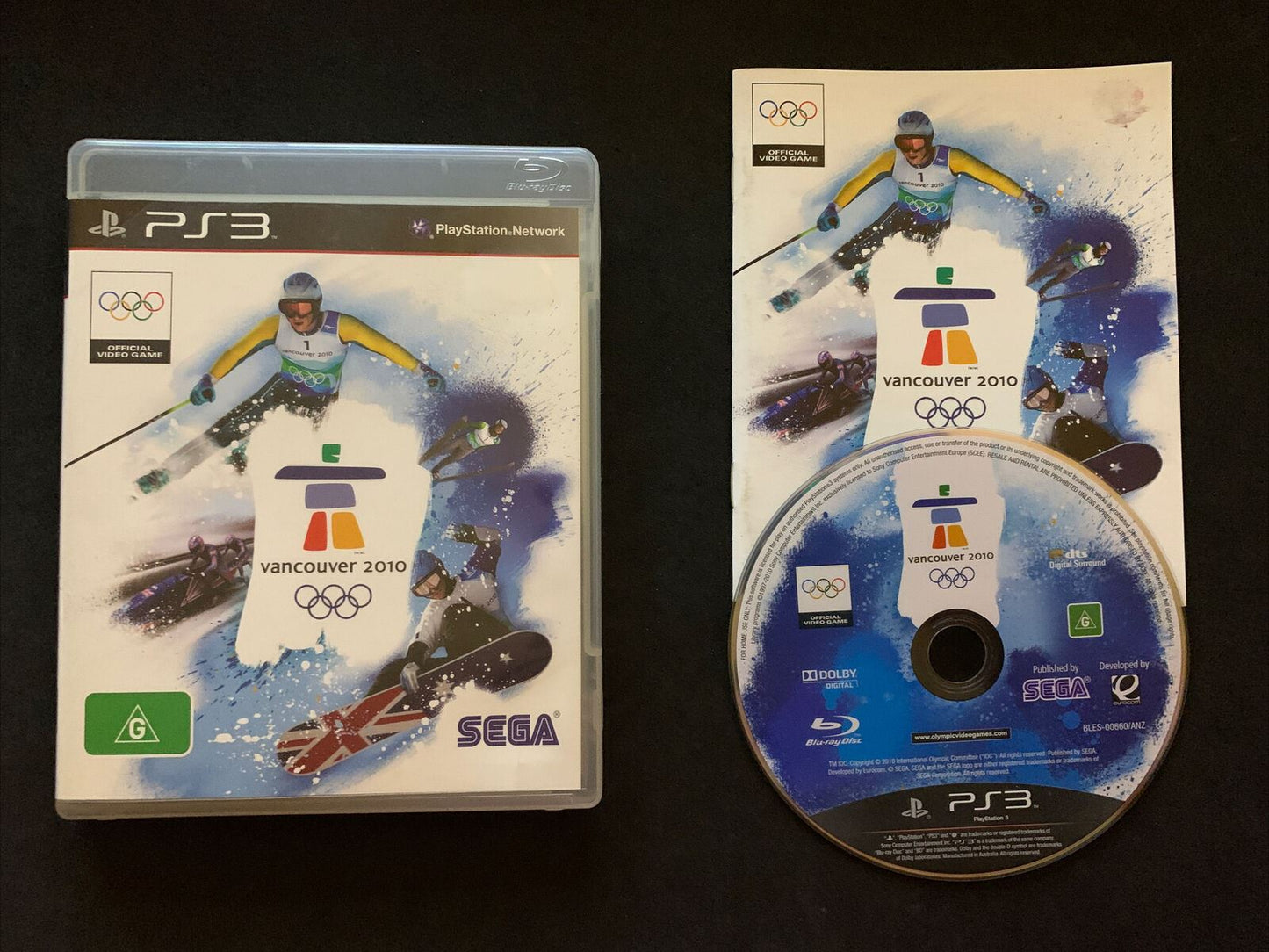 Vancouver 2010 Winter Olympics - PS3 Game with Manual