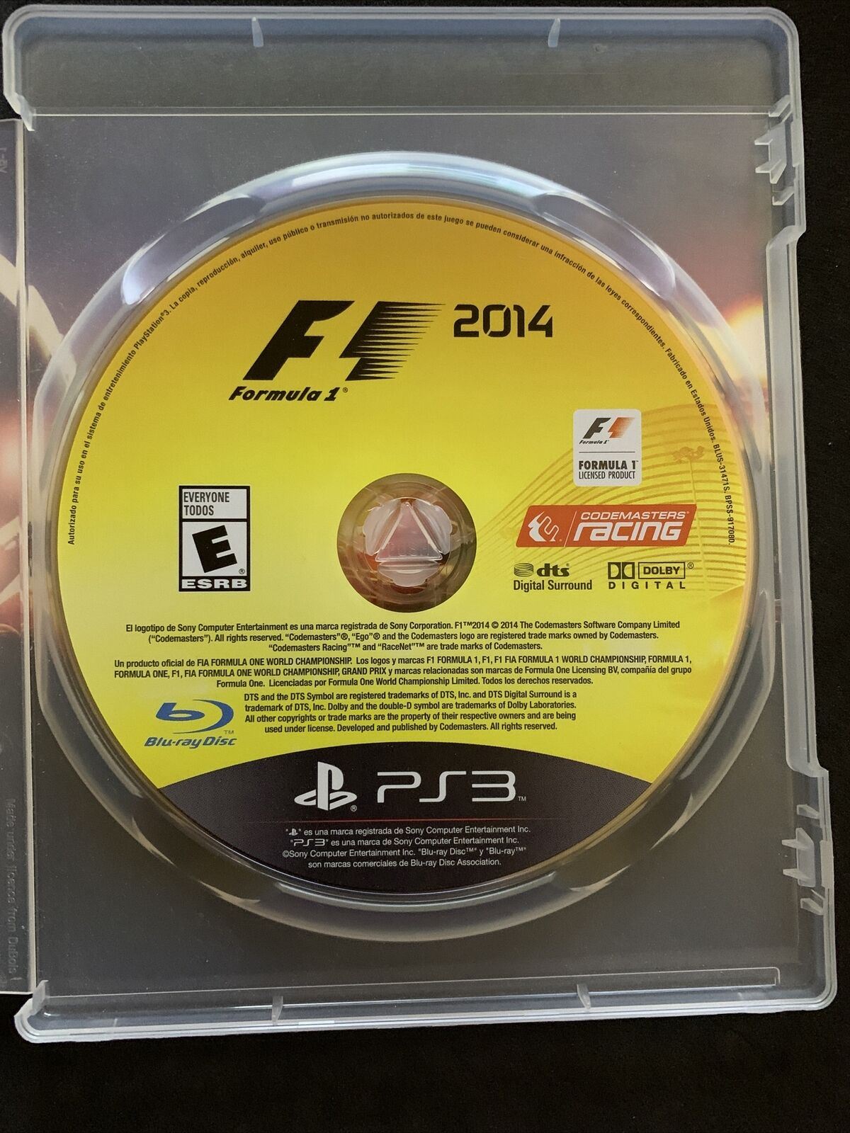 F1 Formula 1 2010 - Sony Playstation 3 PS3 Game