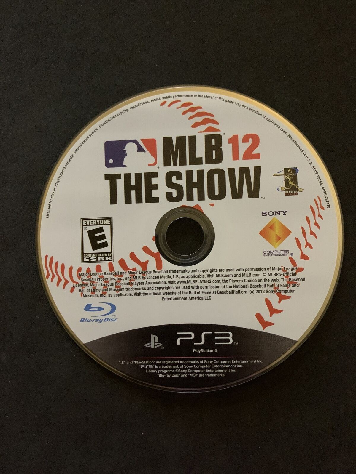 MLB 12: The Show - (Playstation 3) PS3 Complete with Manual