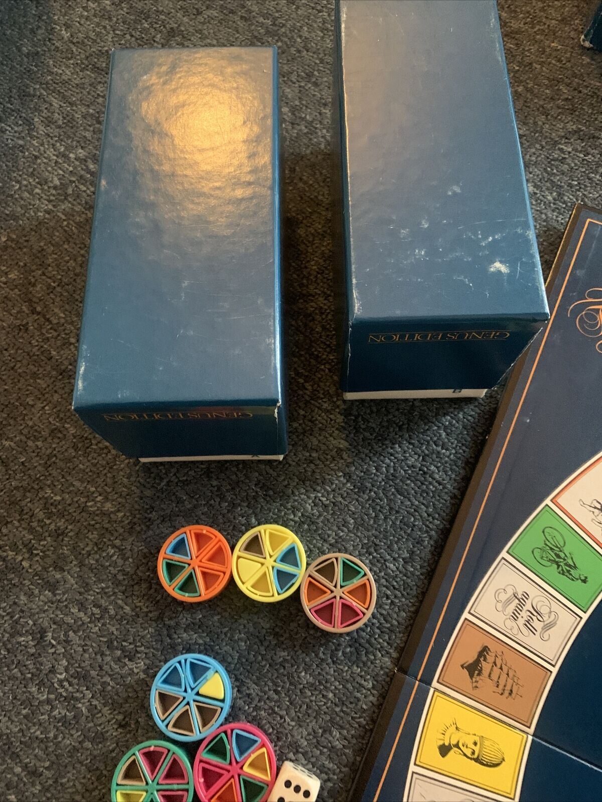 Trivial Pursuit Master Game Genus Edition Parker Brothers 1981 Vintage Complete