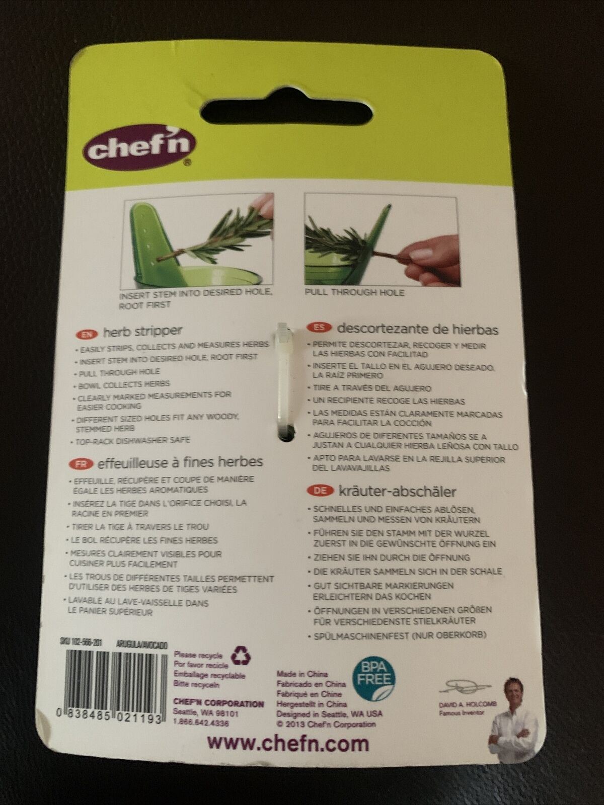 Chef'n Zipstrip Herb Stripper