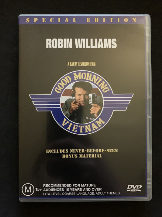 Good Morning Vietnam (DVD, 1987) Robin Williams, Forest Whitaker - Region 4