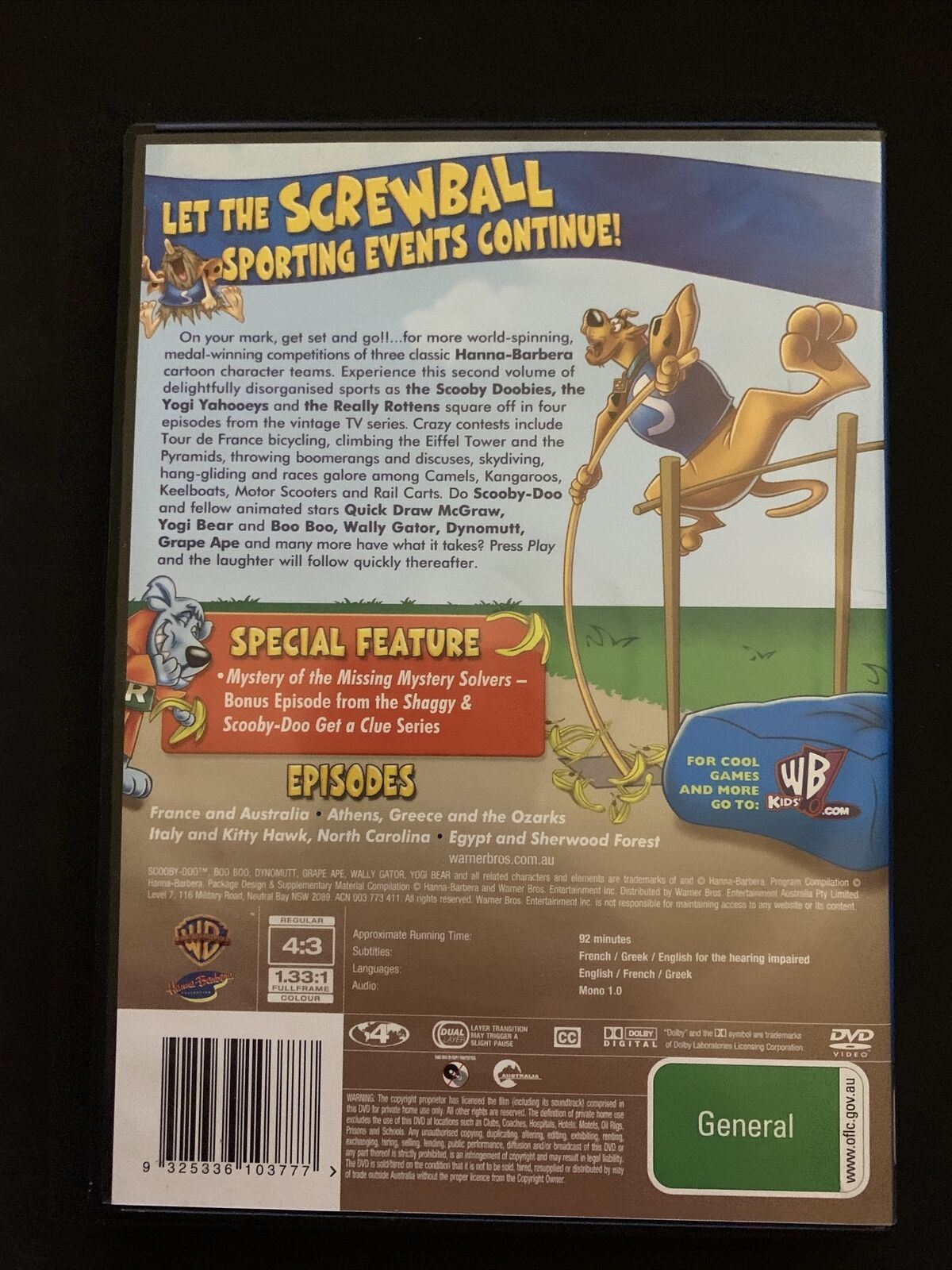 Scooby Doo -  All Star Laff-A-Alympics : Vol 2 DVD Region 4