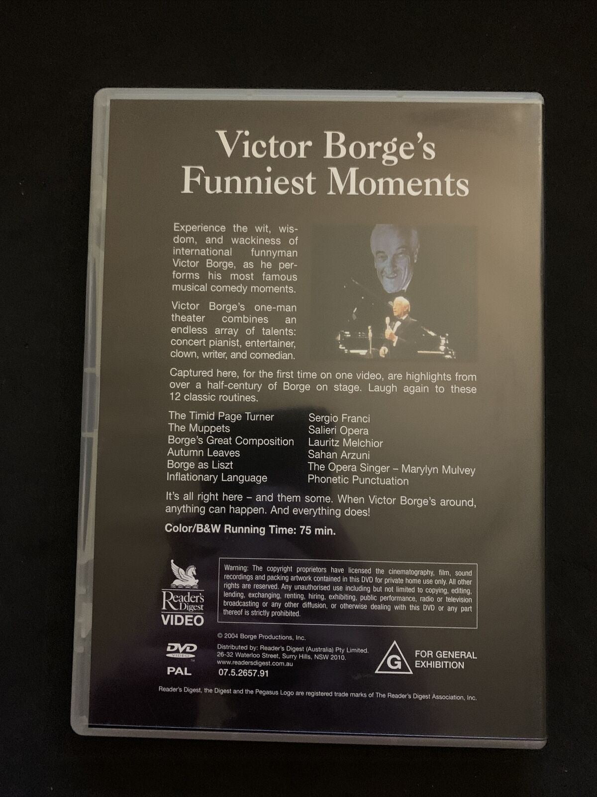 Victor Borges Funniest Moments (DVD, 2002) Region Free