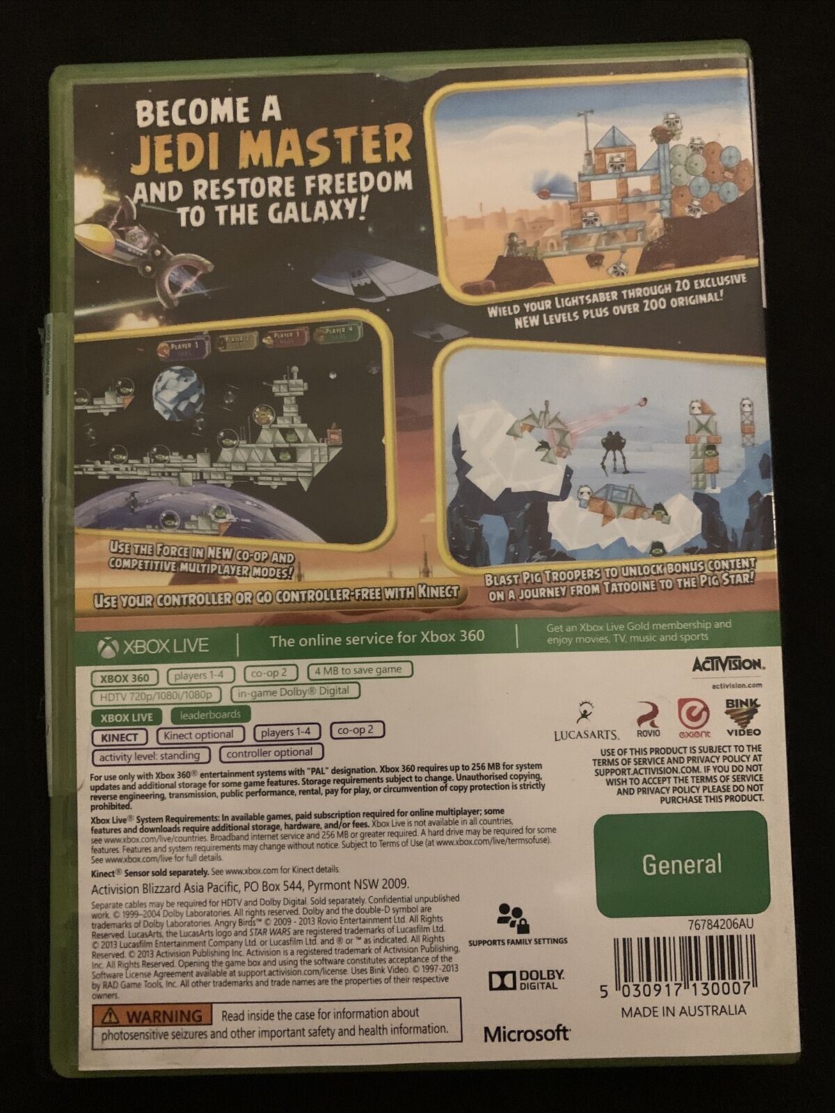 Angry Birds Star Wars - Xbox 360 PAL Game