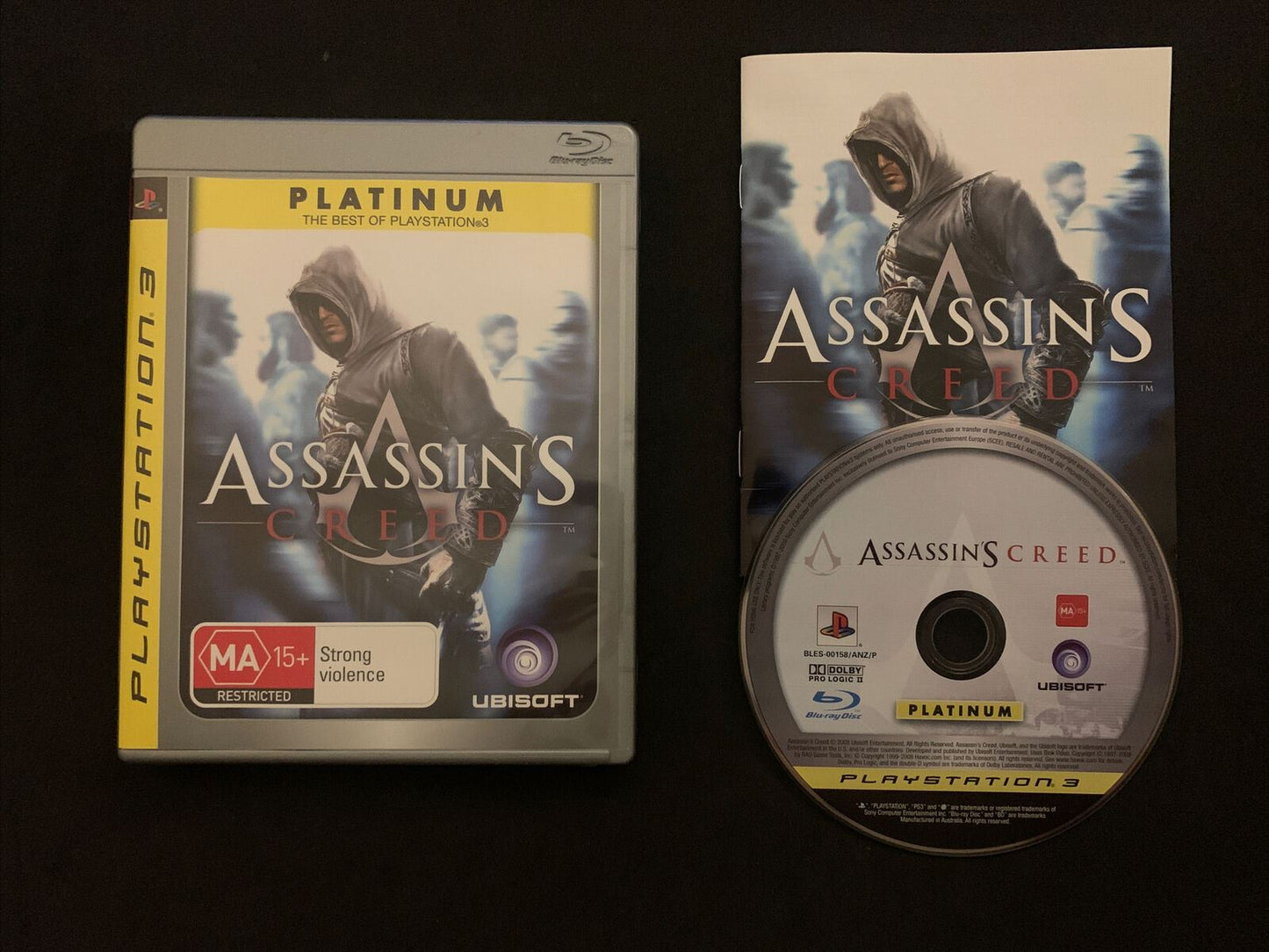 Assassins Creed 1 - PS3 Game With Manual