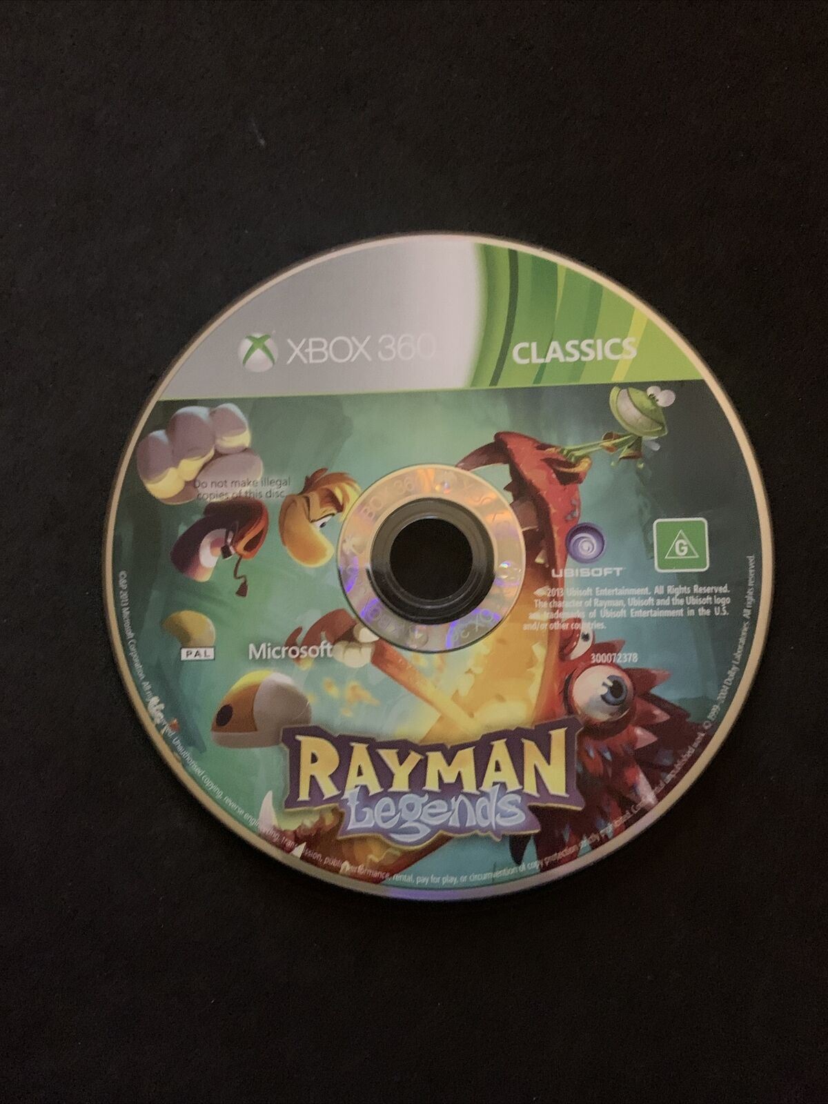 Rayman Legends - Xbox 360 PAL Complete with Manual