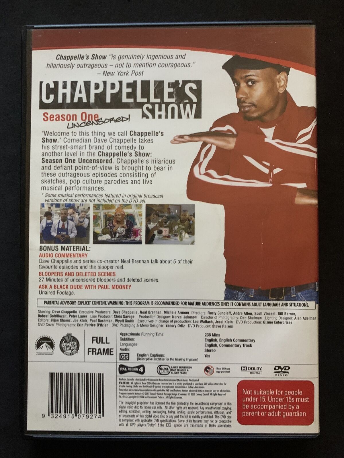 Chappelle's Show : Season 1 Uncensored (DVD) Region 4