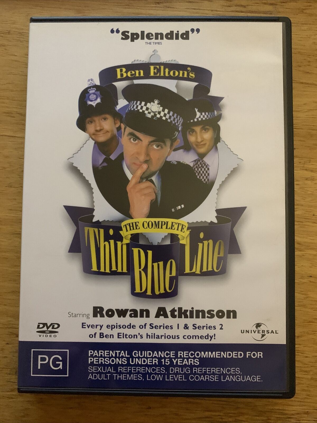 Thin Blue Line - The Complete Collection (DVD, 1995) Rowan Atkinson. Region 2&4