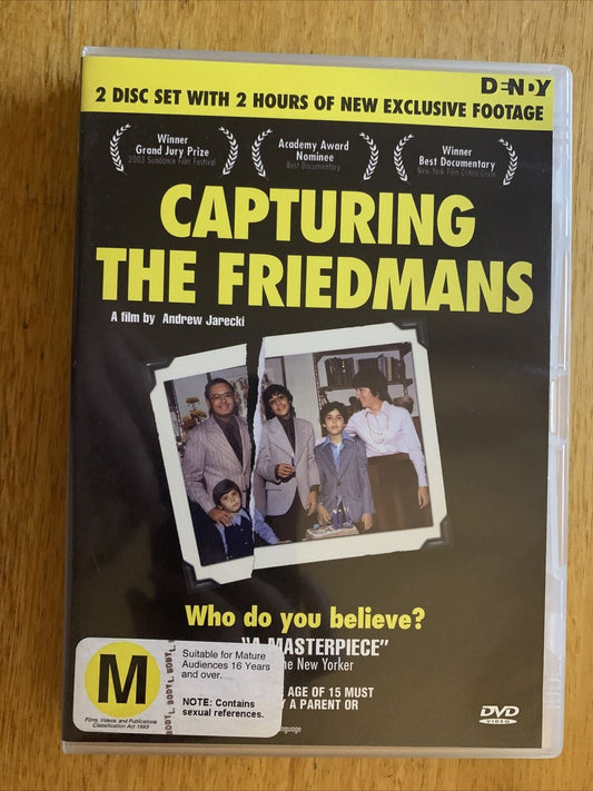 Capturing The Friedmans (DVD, 2003) Andrew Jarecki Documentary - True Story