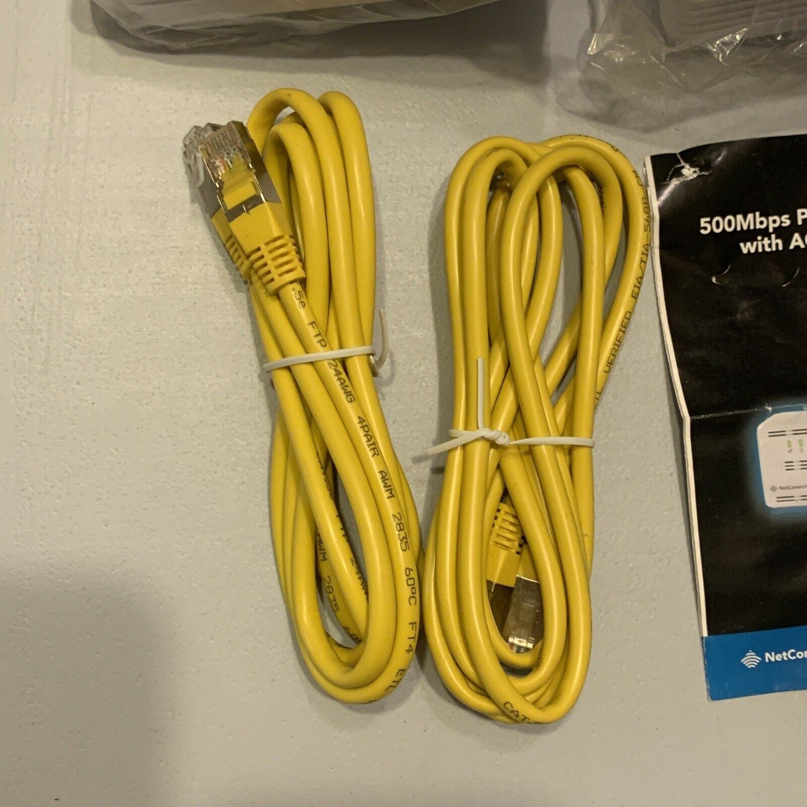 NetComm Wireless NP505F Powerline Adapters with AC Pass-through 500 Mb ...