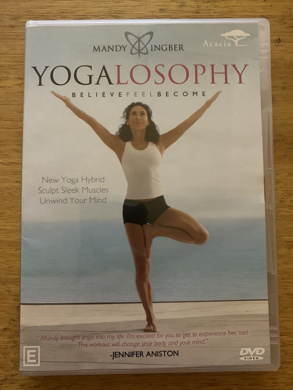 Yogalosophy - Believe Feel Become (DVD, 2011) Mandy Ingber